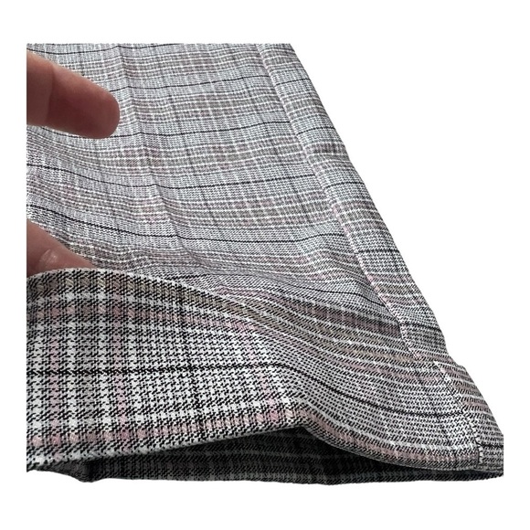 TRIBAL X Stitch Fix Bay Leaf Maternity cuffed pants in Glen Check Gray NEW - Picture 13 of 14